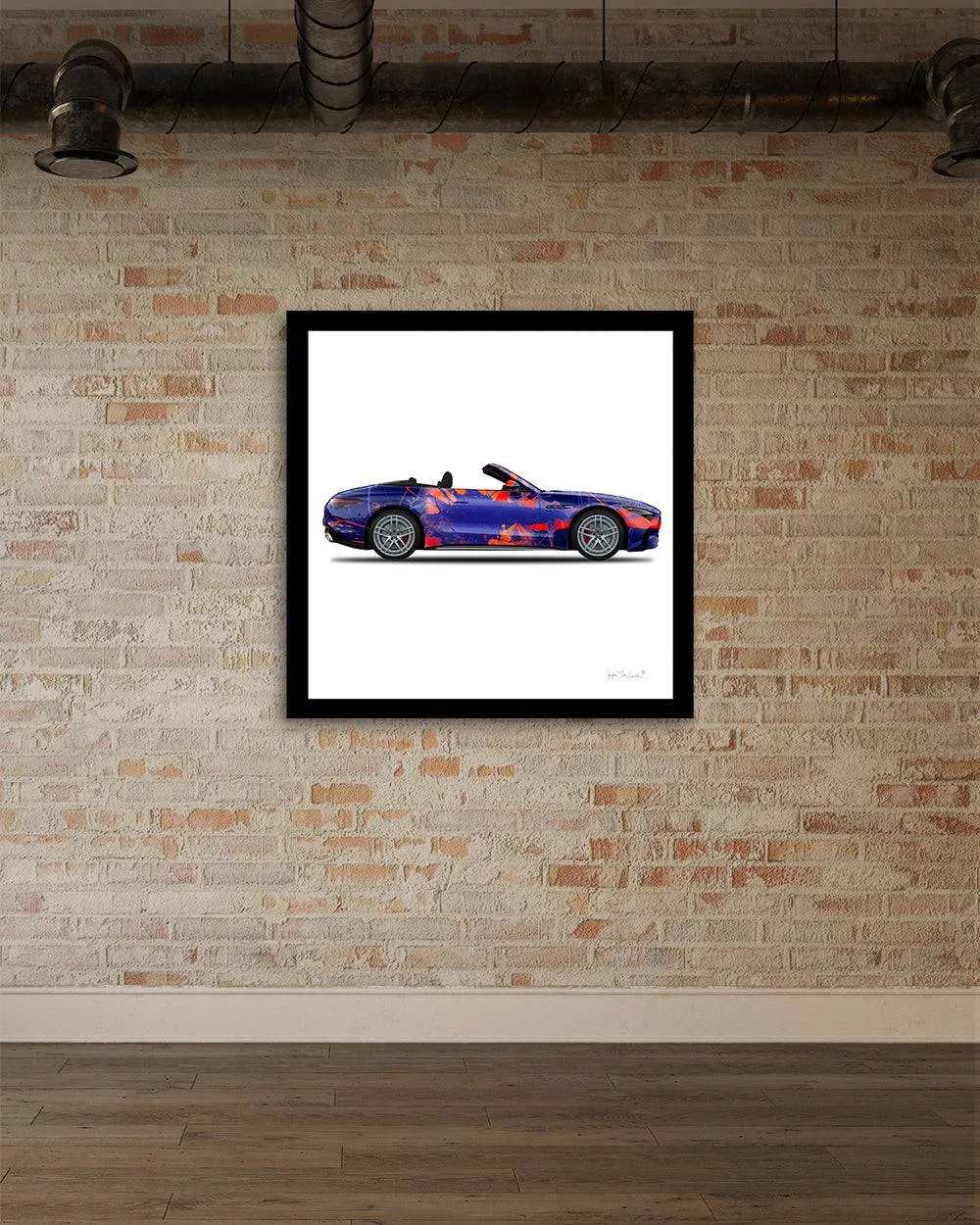 1 - New Galaxy Car by Jumper Maybach® (Print on Canvas)