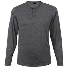 145G Henley T-Shirt Long Sleeve