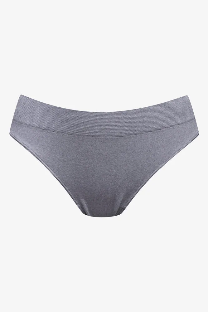 3 pack Seamfree Brazillian Black, Grey & White
