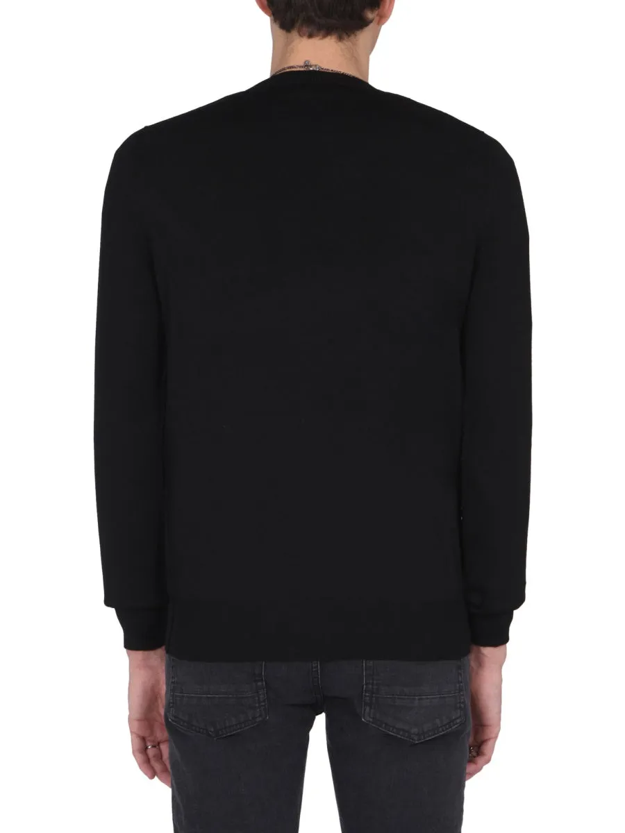 Alexander McQueen Skull Patch Knit Jumper