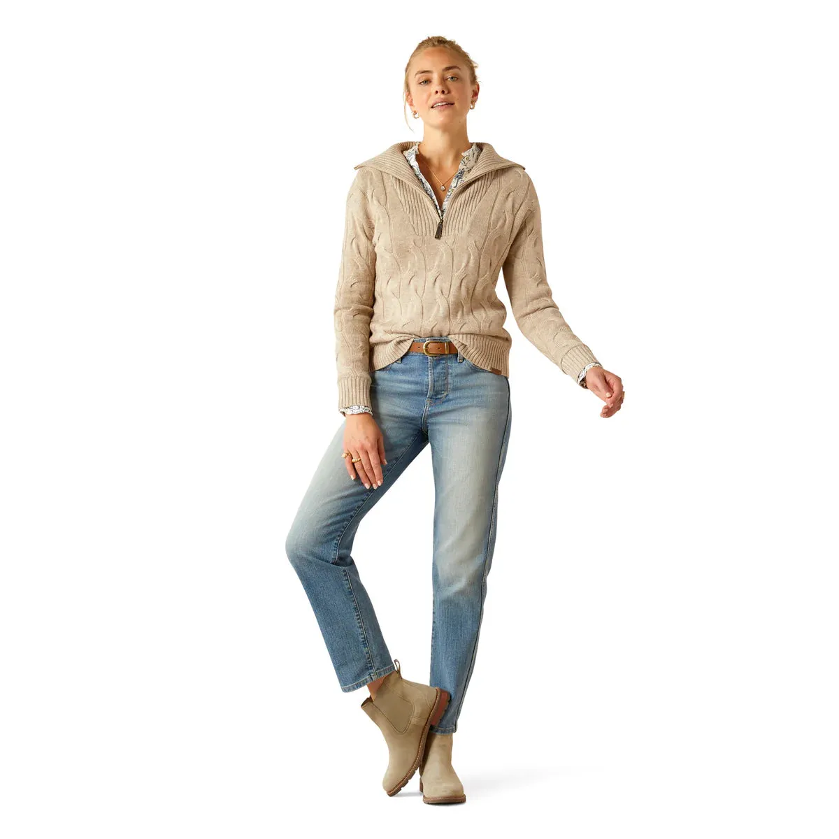 Ariat Alamere Sweater - Oatmeal