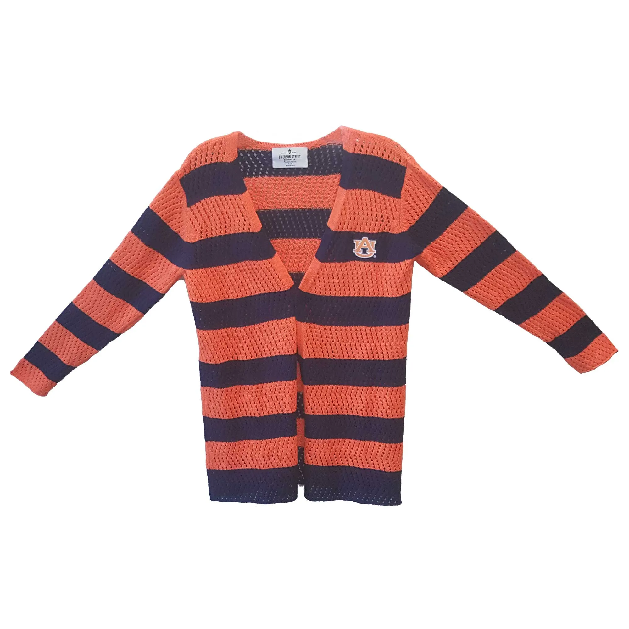 Auburn Tigers Open Knit Cardigan
