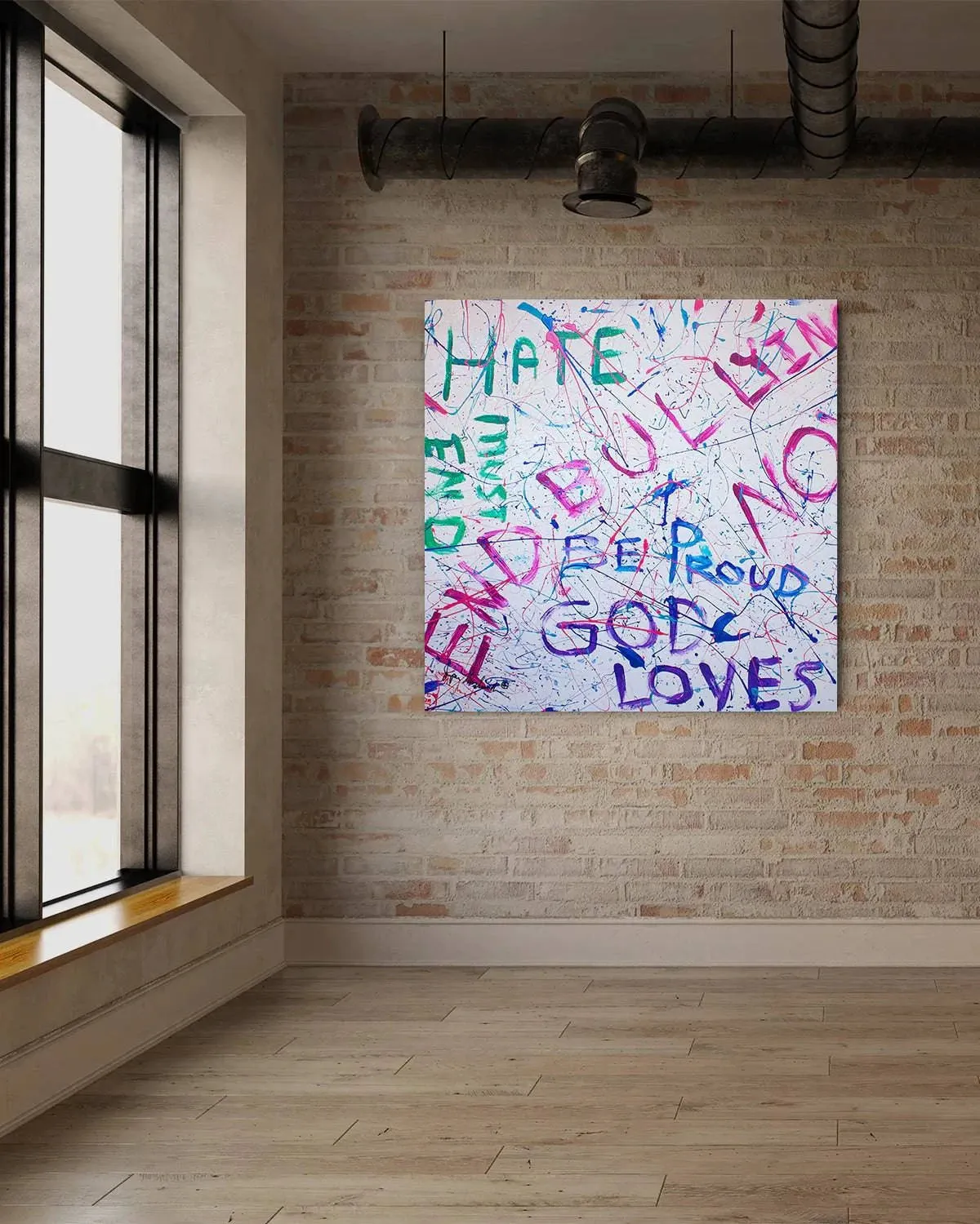 Be Proud #1  (Print on Canvas)