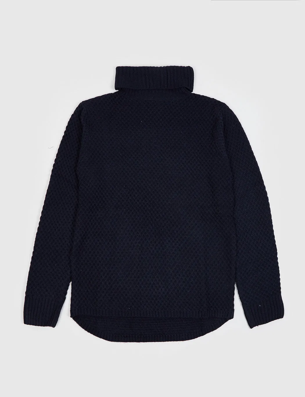 Bellfield Saxford Roll Neck Jumper - Navy