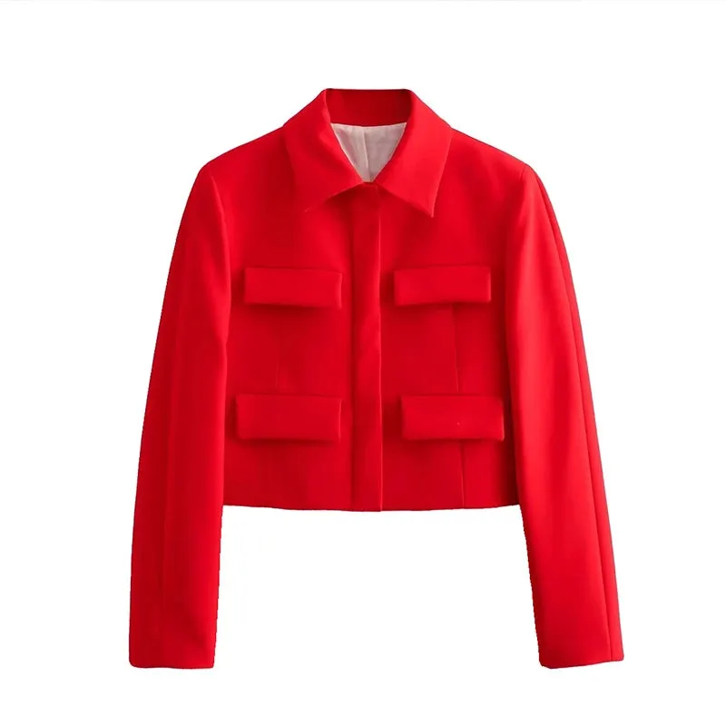 Billie Cropped Pocket Jacket