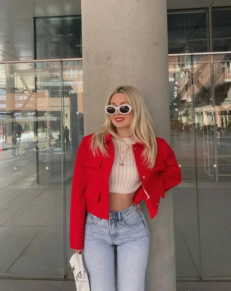 Billie Cropped Pocket Jacket
