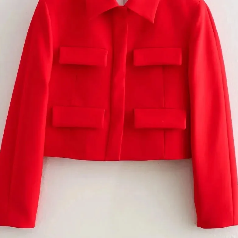 Billie Cropped Pocket Jacket