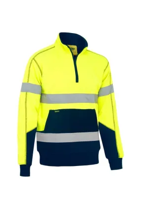 BK6987T Bisley Taped Hi Vis Fleece Pullover With Sherpa Lining