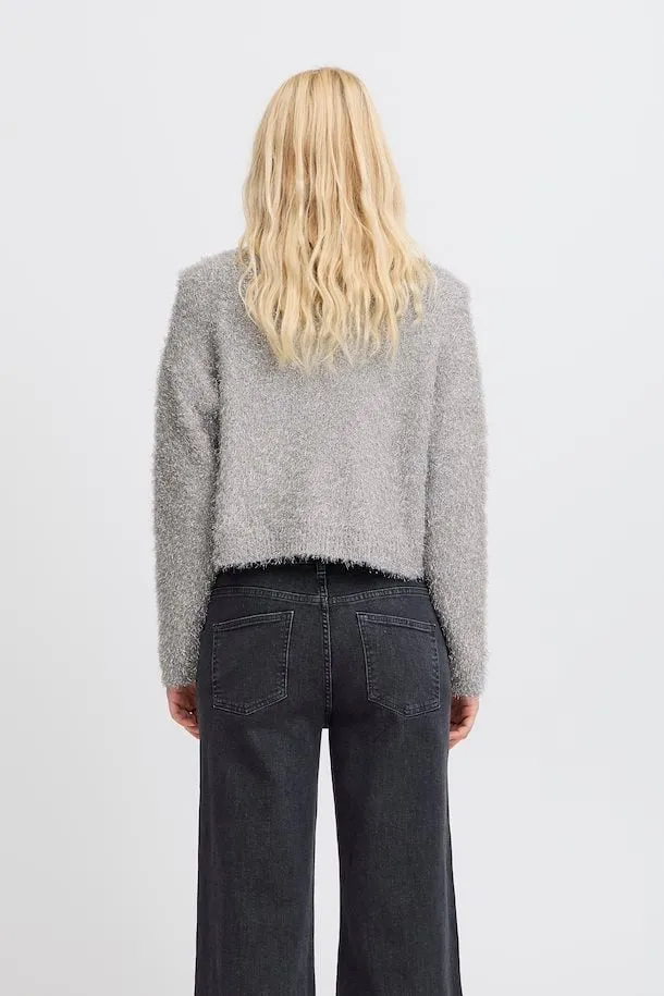 Blizi Long Sleeve Pullover Silver