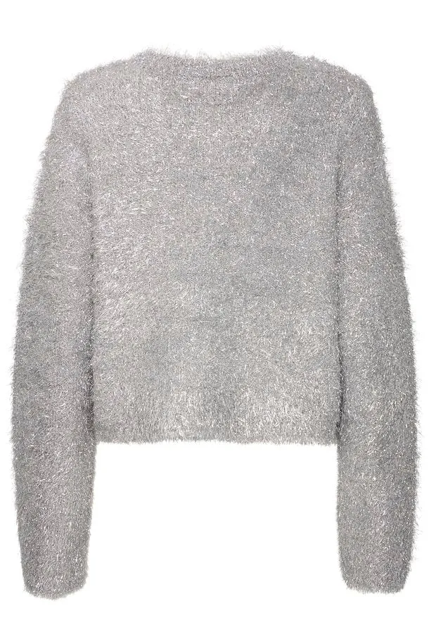 Blizi Long Sleeve Pullover Silver