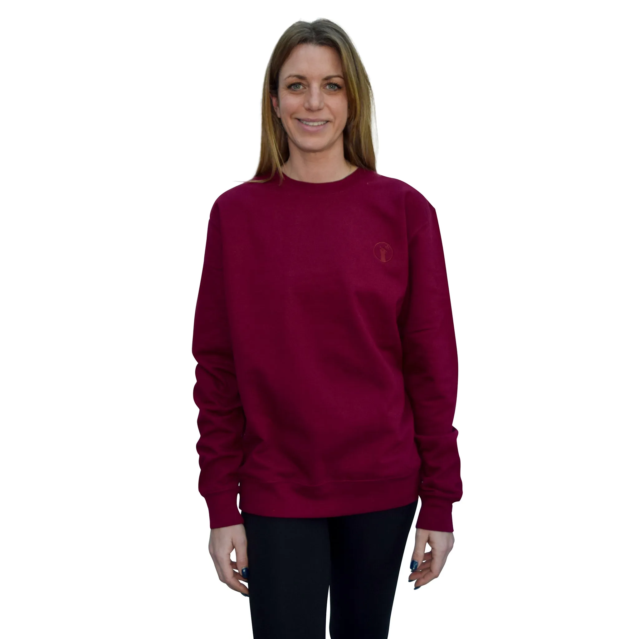 Burgundy Llama Sweatshirt