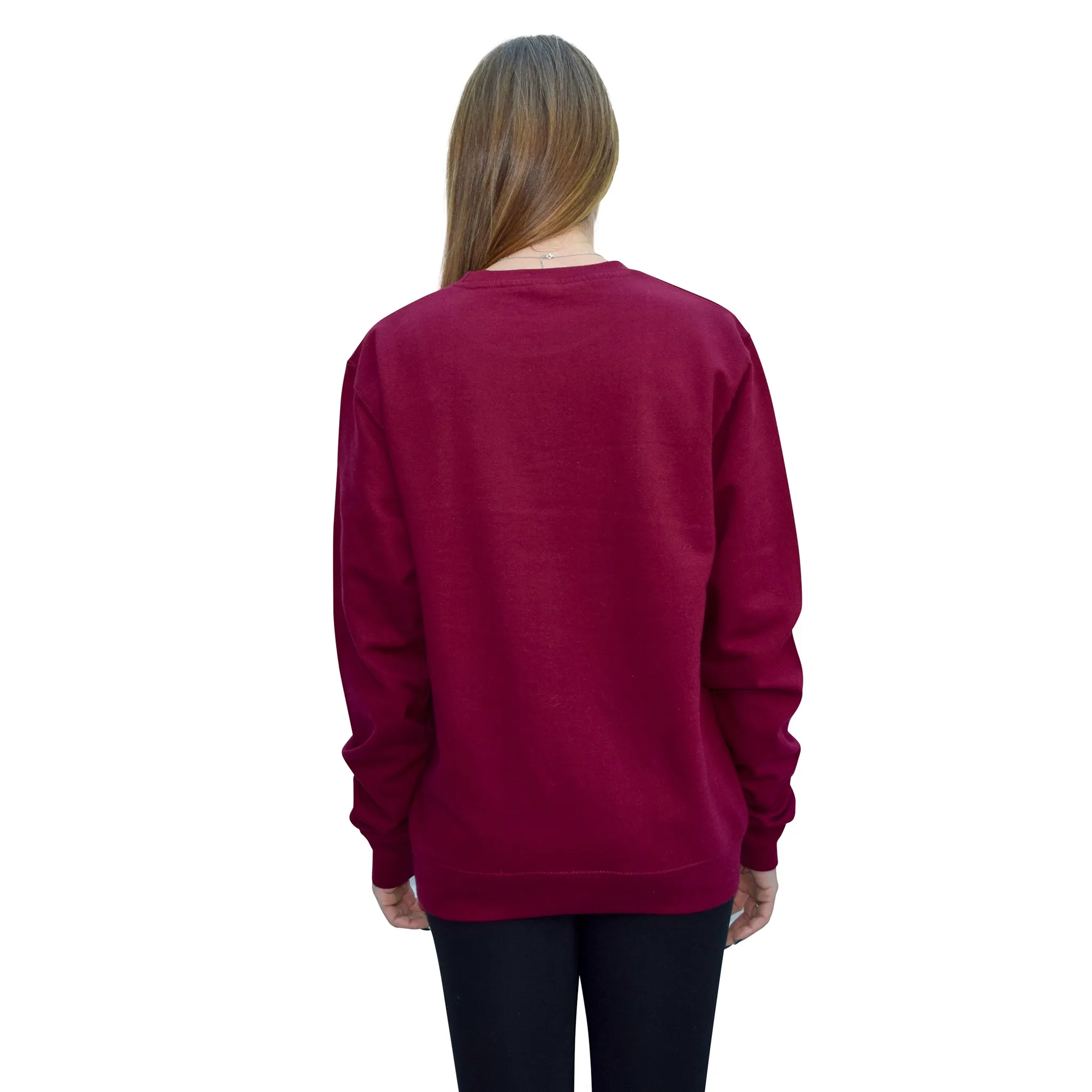 Burgundy Llama Sweatshirt