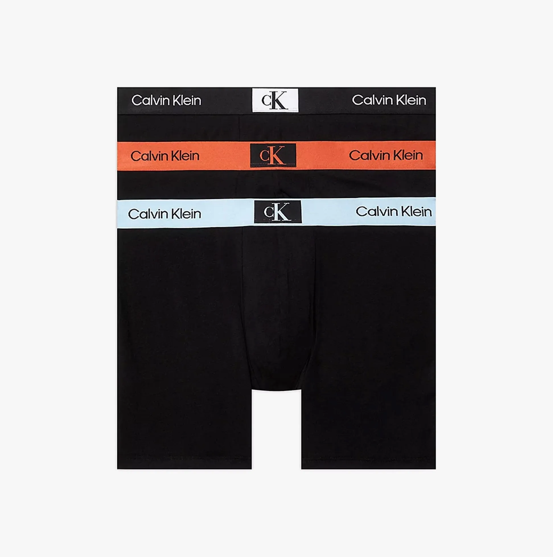 Calvin Klein CK96 COTTON 3 Pack Boxer Briefs Mens Multicoloured