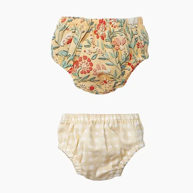 Charlotte 2Pk Underwear - Bohemian Rabbit   Vanilla Vichy
