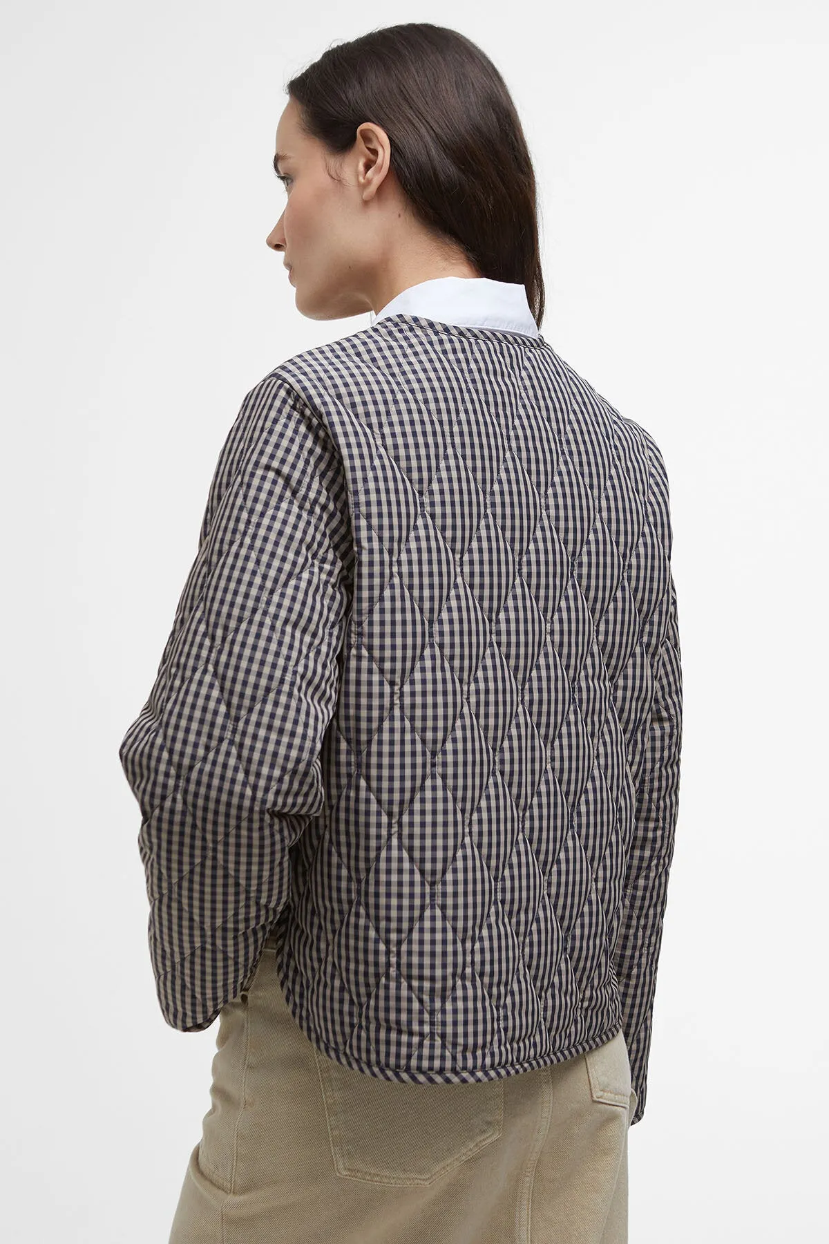 Check Monroe Quilted Jacket
