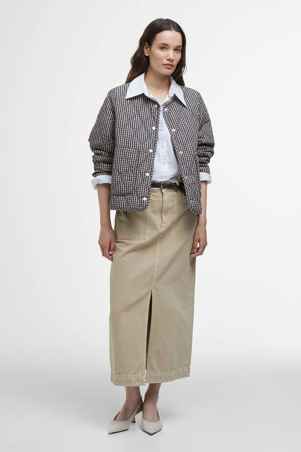 Check Monroe Quilted Jacket