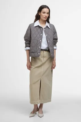 Check Monroe Quilted Jacket