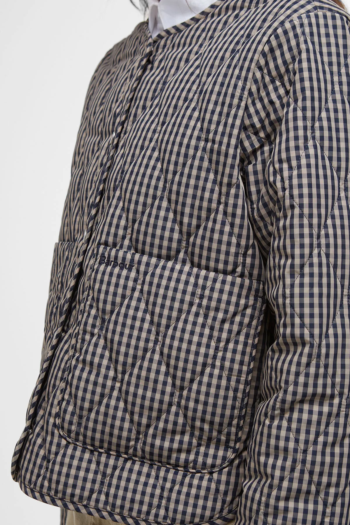 Check Monroe Quilted Jacket