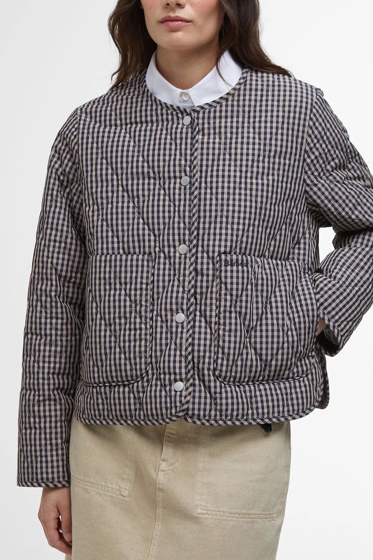 Check Monroe Quilted Jacket