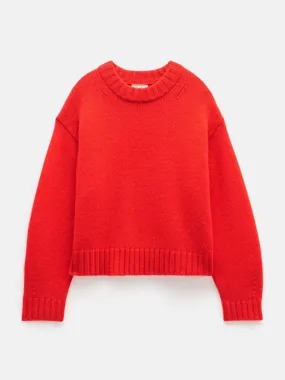 Cora chunky cashmere crew jumper