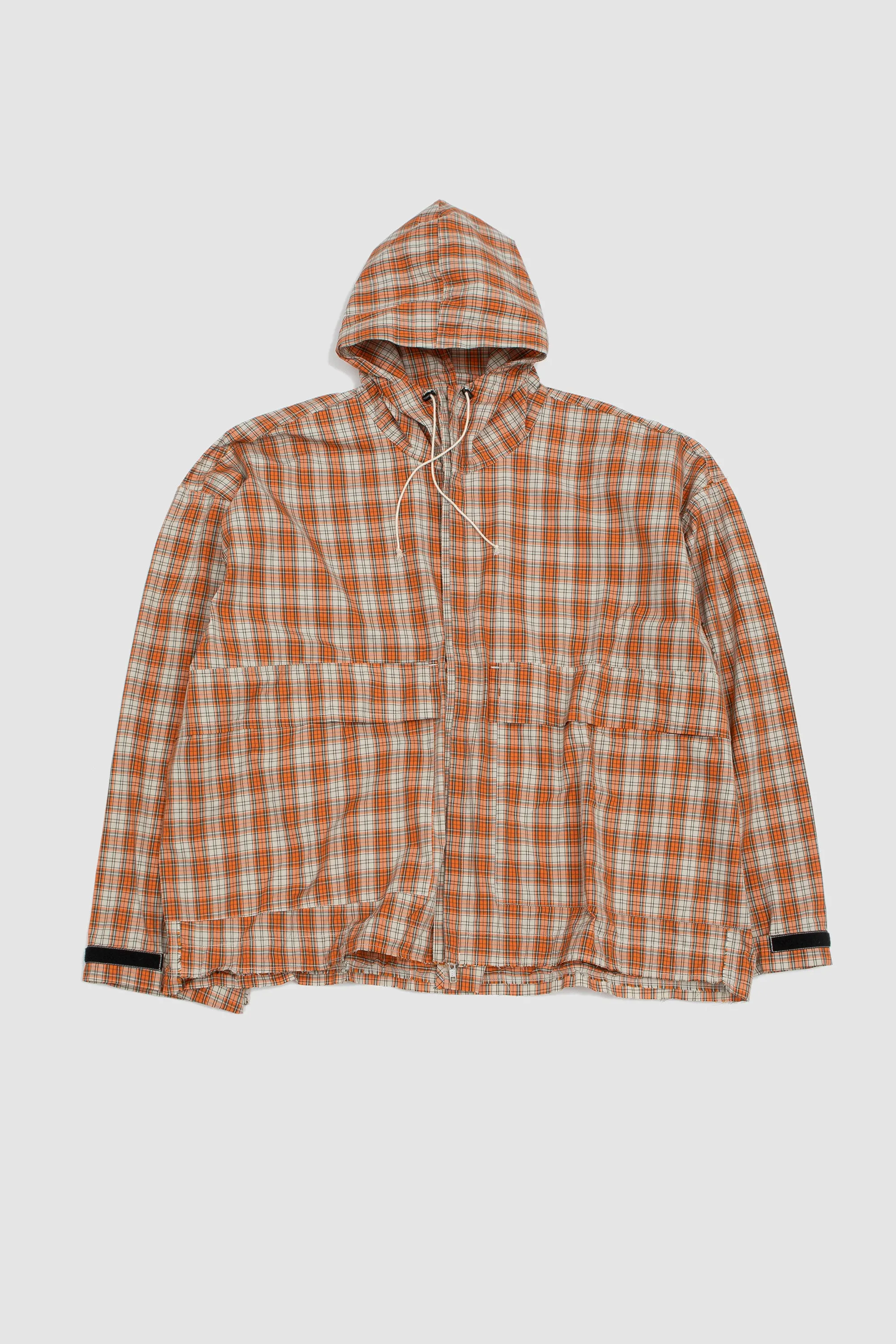 Cropped Outdoor Jacket Orange/ Brown