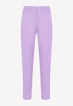 Cropped Slim Tailored Pants