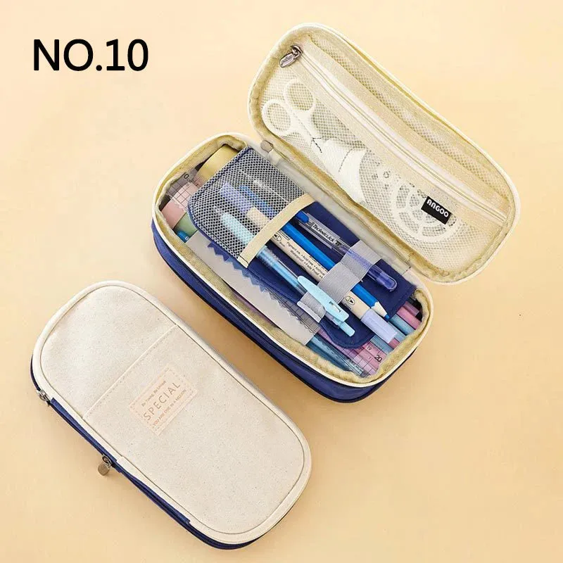 Double-Layer Pencil Case
