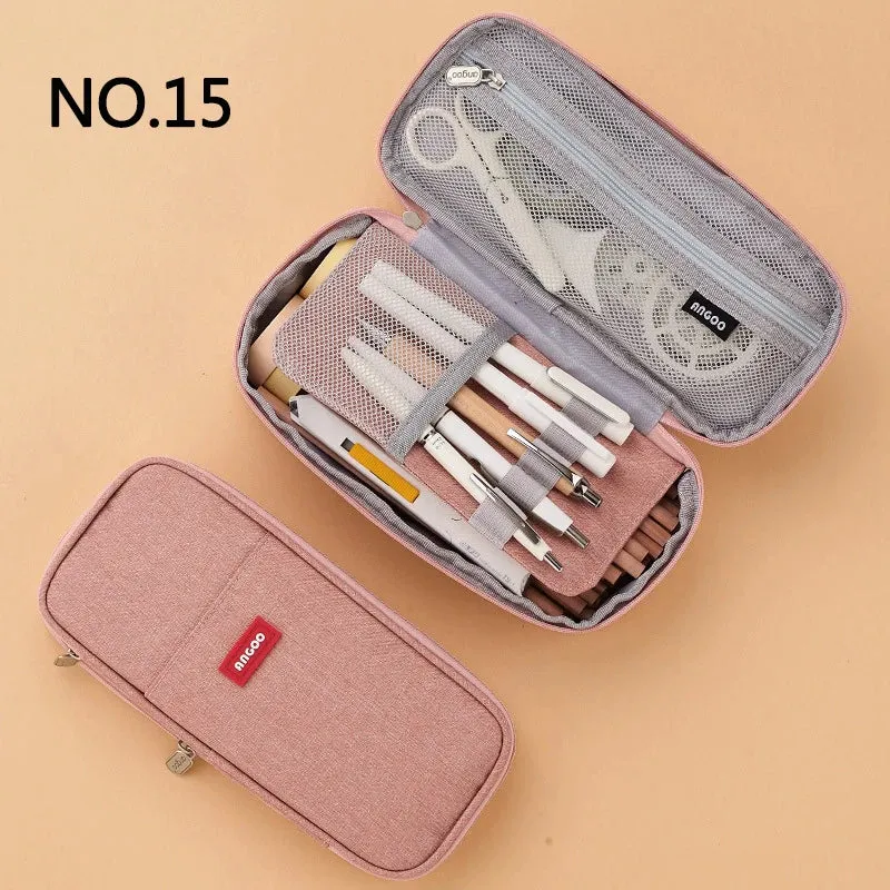 Double-Layer Pencil Case