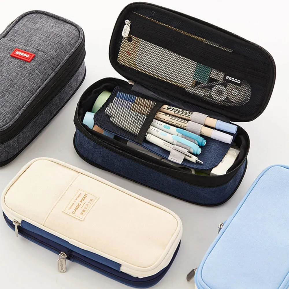 Double-Layer Pencil Case