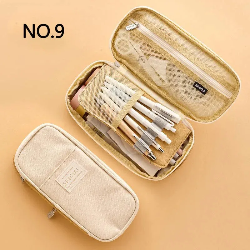 Double-Layer Pencil Case