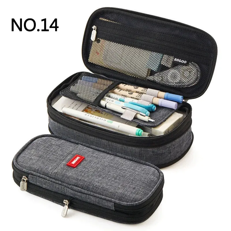 Double-Layer Pencil Case