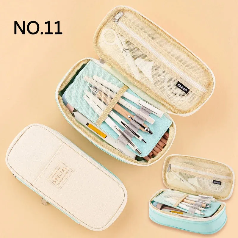 Double-Layer Pencil Case