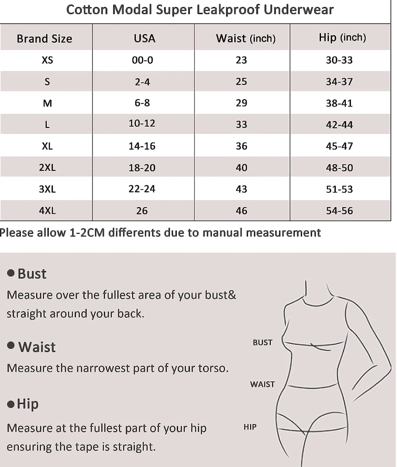 [FDA] Durable Leak-Proof Boyshorts for Heavy Flow and Postpartum Care without PFAS