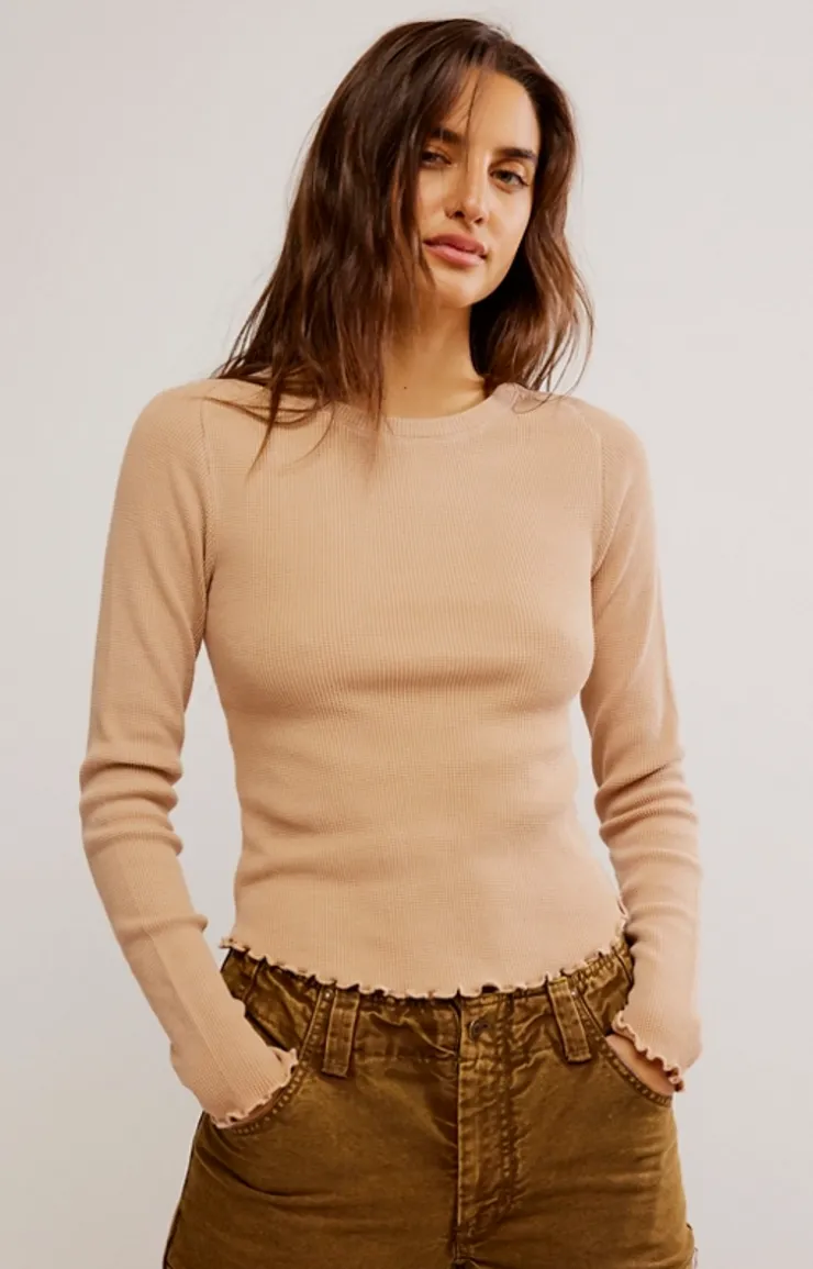 Free People Easy Does it Tee-Cuban Sand