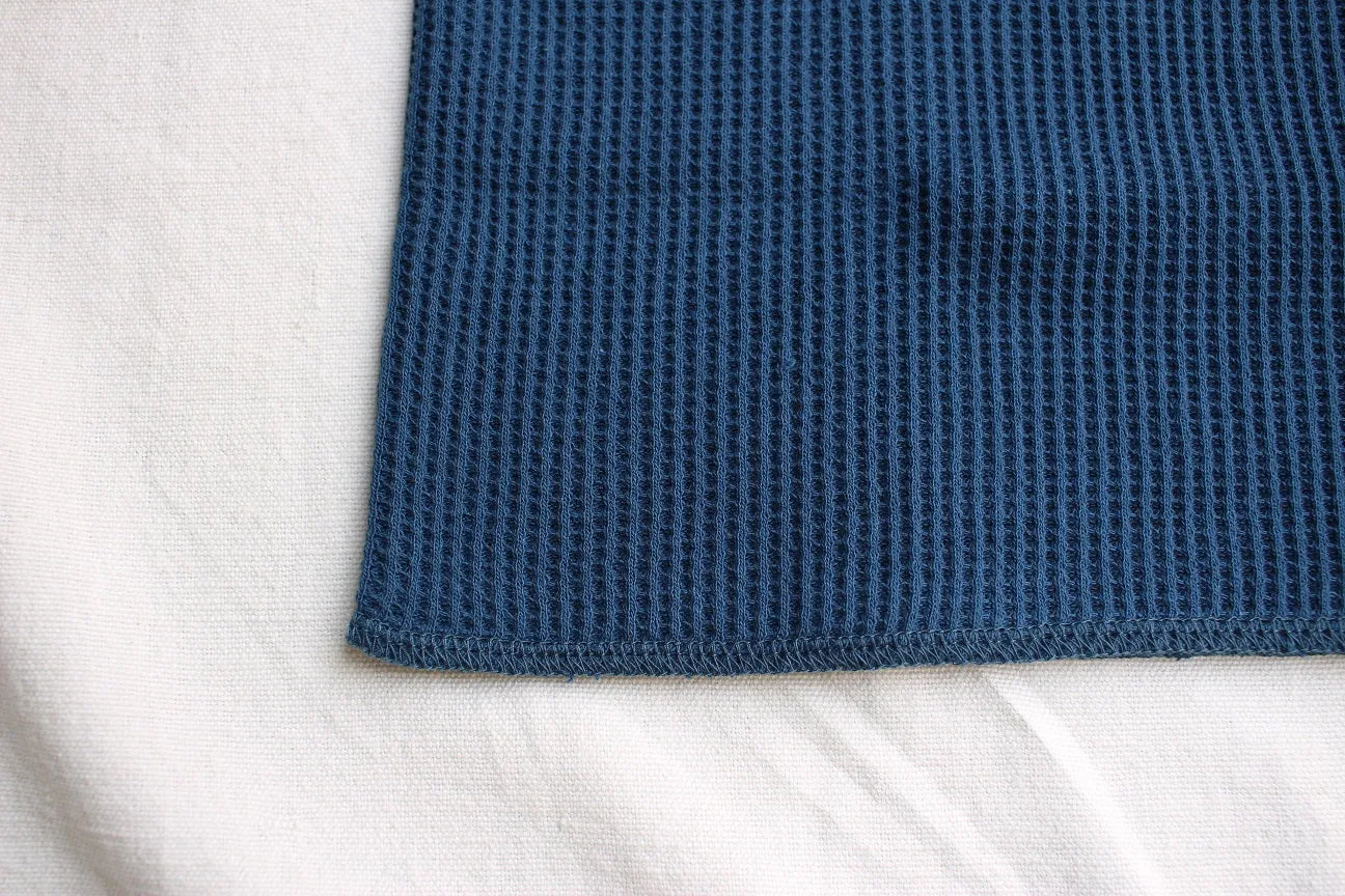 FREEWHEELERS / "Hello there" CREW NECK THERMAL LONG SLEEVE SHIRT (#2235005,BLUEBERRY)