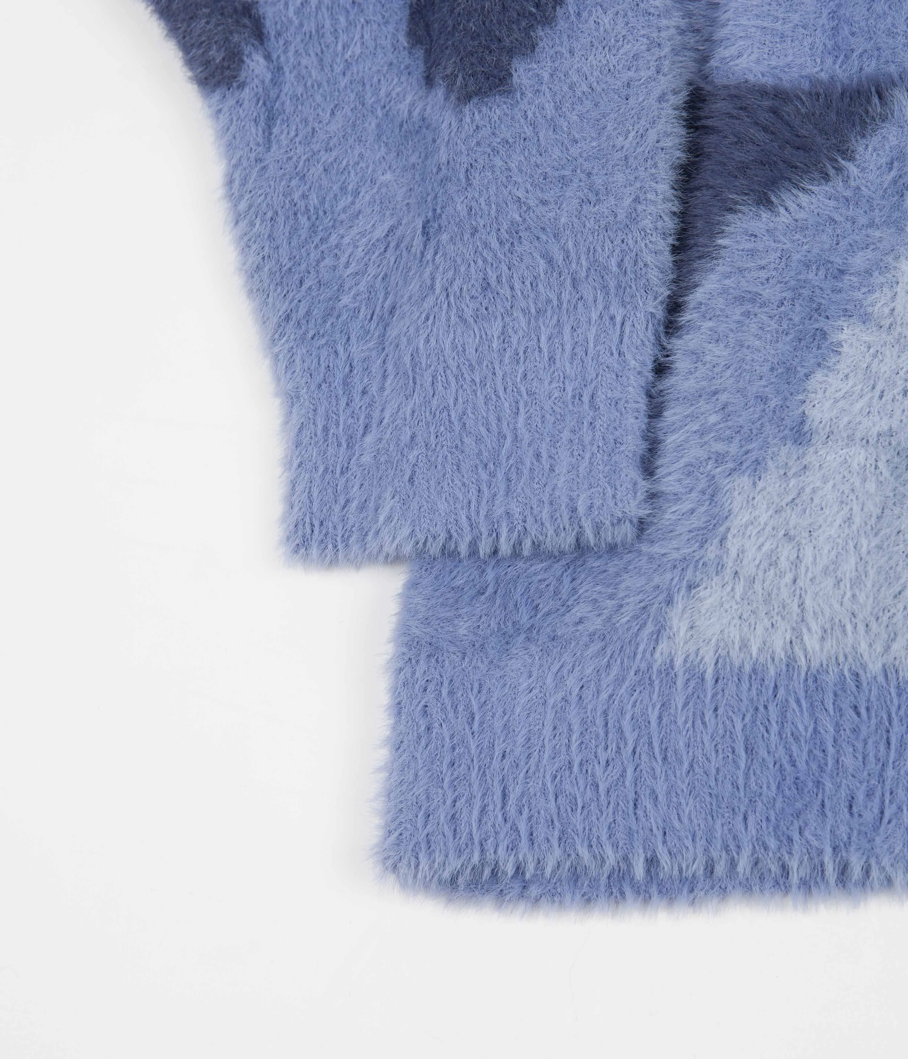 Fucking Awesome Acid Hairy Cardigan - Blue