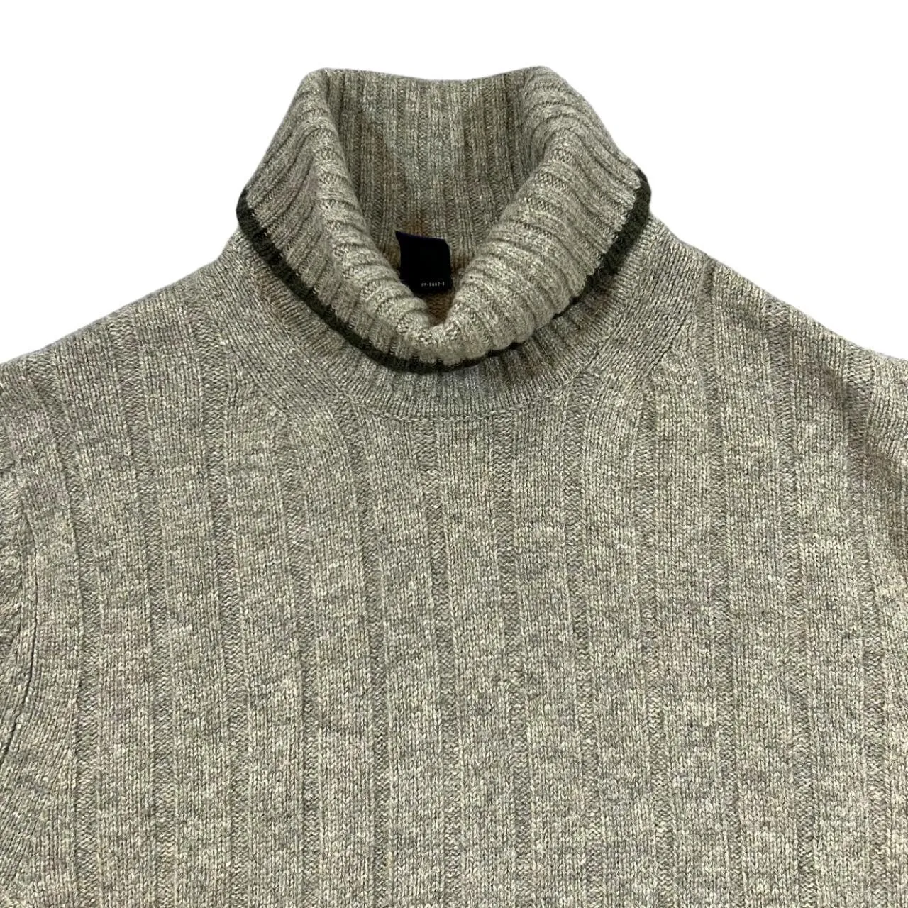 GAP Classic Ribbed Lambswool Knit Turtle Roll Neck Sweater Jumper