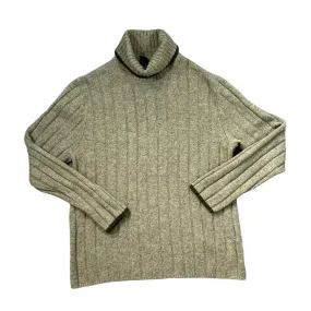 GAP Classic Ribbed Lambswool Knit Turtle Roll Neck Sweater Jumper