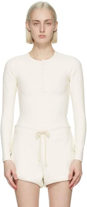 Gil Rodriguez SSENSE Exclusive Off-White Thermal Henley