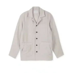 Grange Linen Shacket - Stone