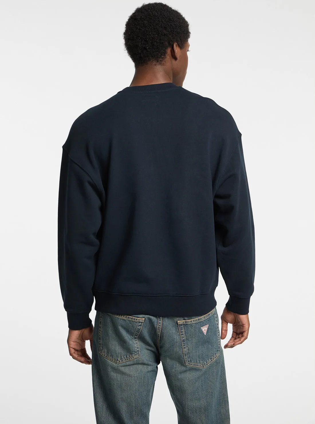 Guess Jeans Navy Vintage Jumper