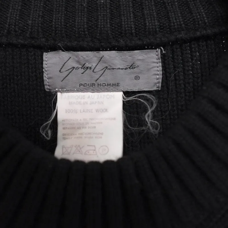 heavy rib crew neck jumper