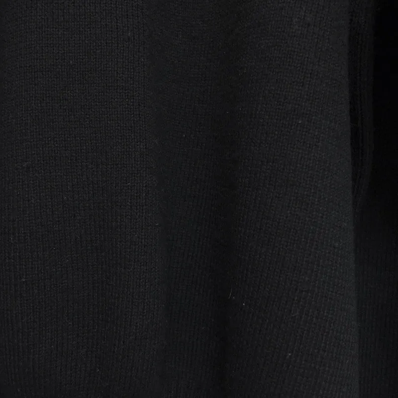 heavy rib crew neck jumper