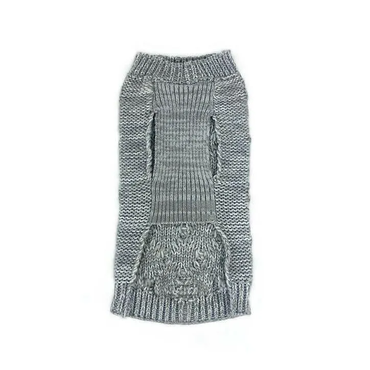 Huskimo Jumper Diamond Cable Grey