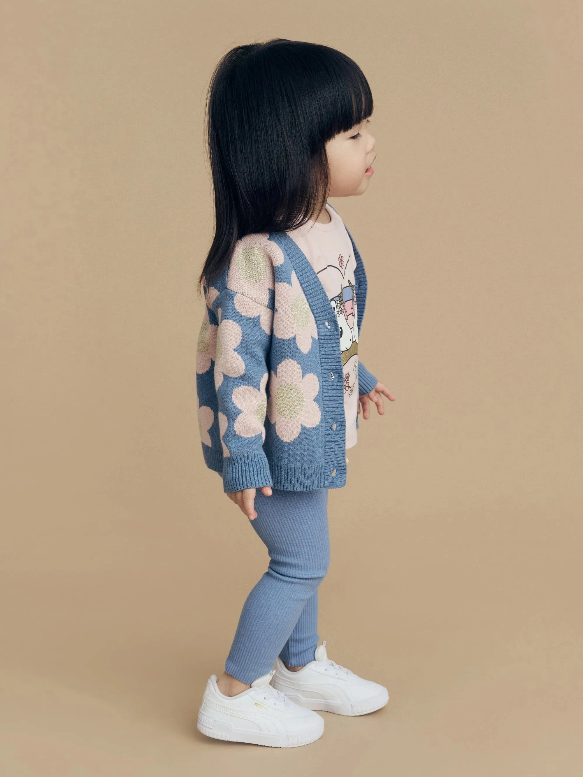Huxbaby Daisy Boxy Cardi