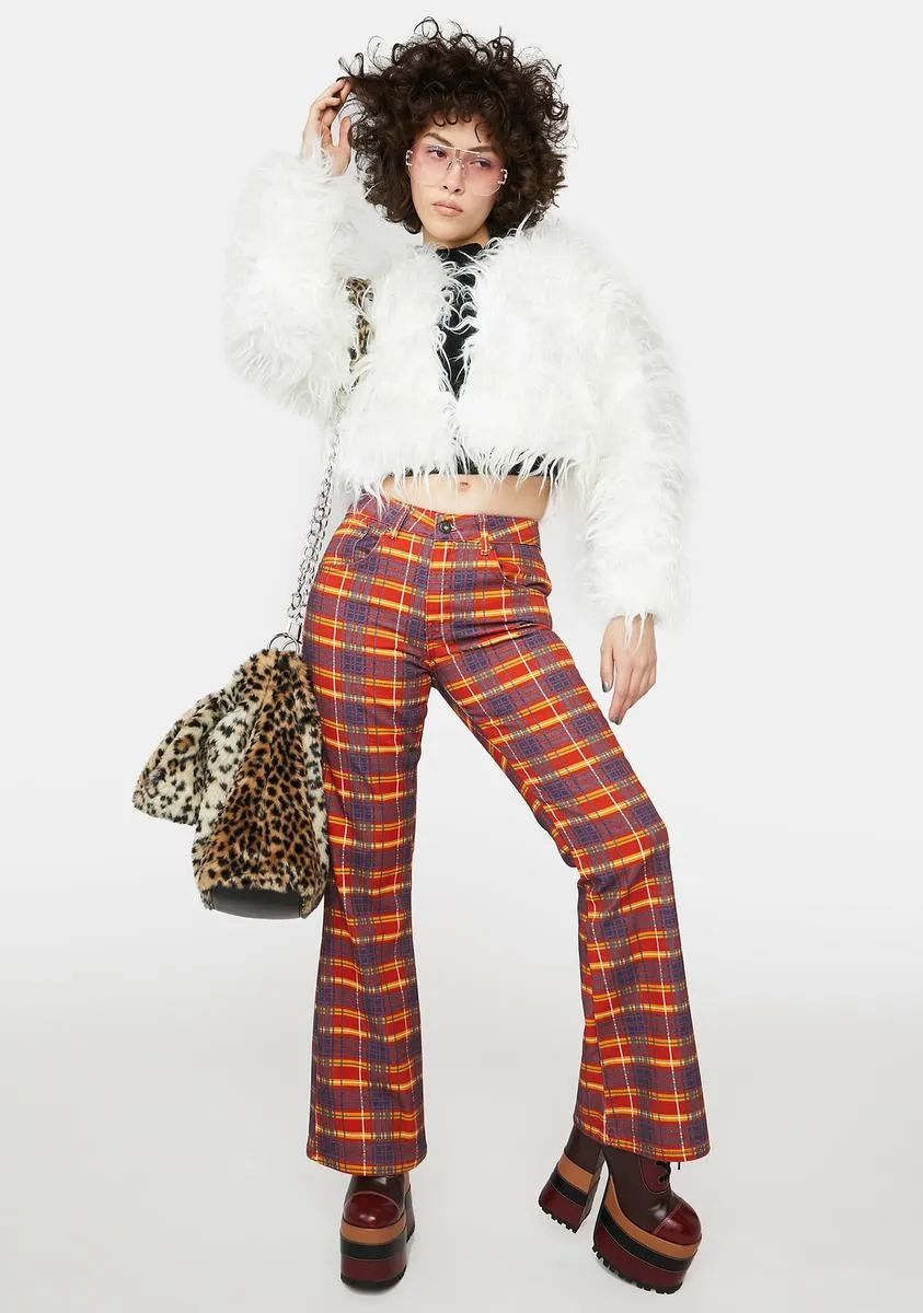 Ivory Exclude You Faux Fur Jacket