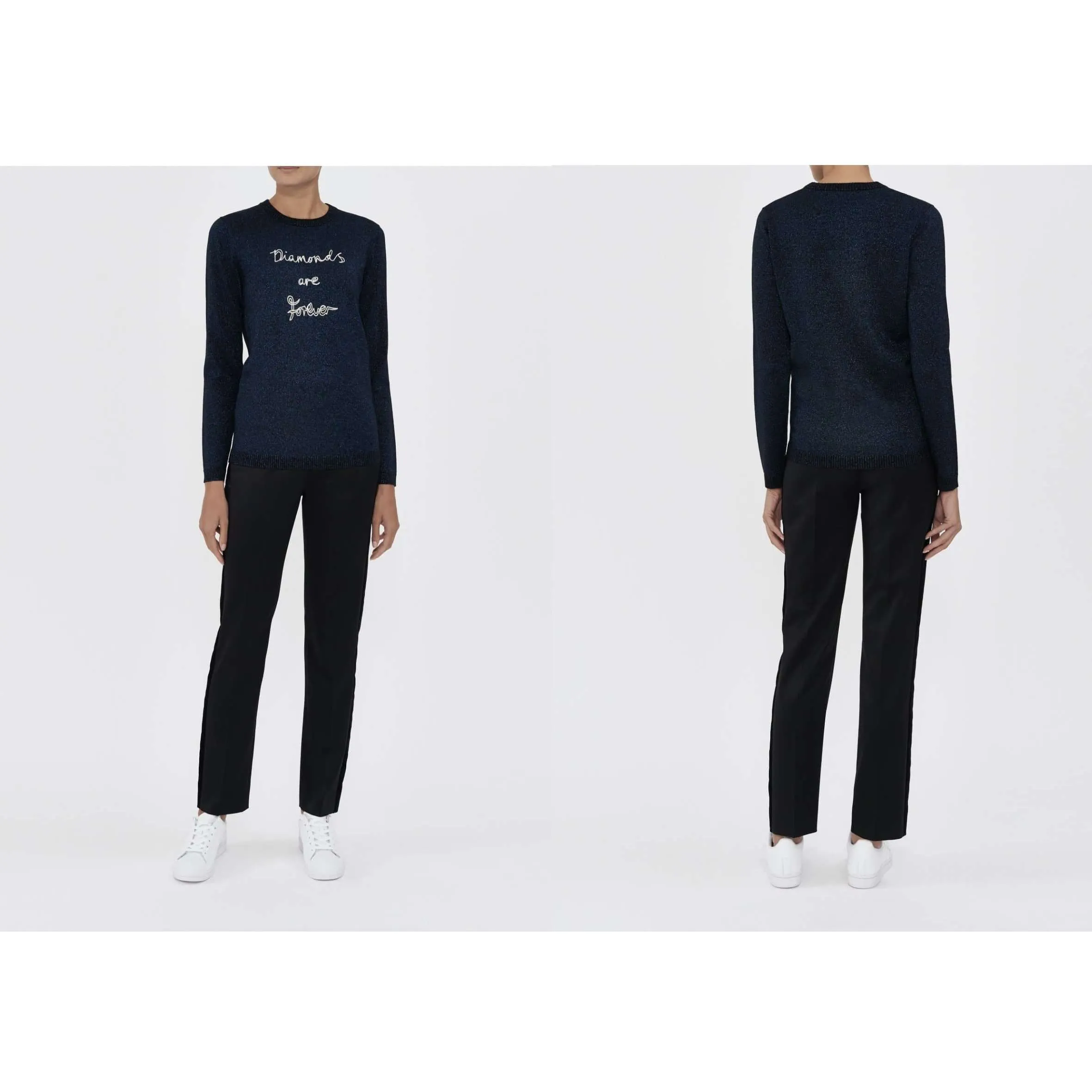 James Bond Women's Diamonds Are Forever Sparkle Jumper - By Bella Freud
