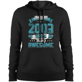January 2003 Birthday 15 Years Of Being Awesome T-Shirt
