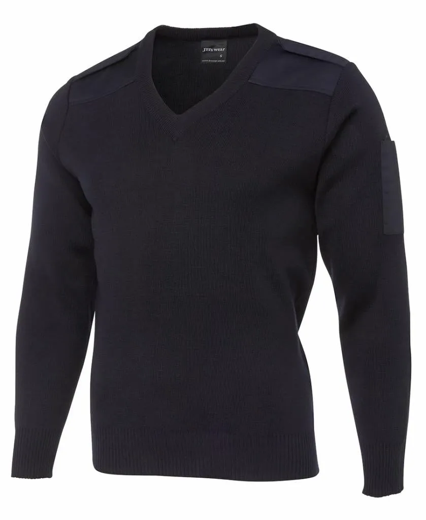 JB's Wear 6EJ Knitted Epaulette Jumper