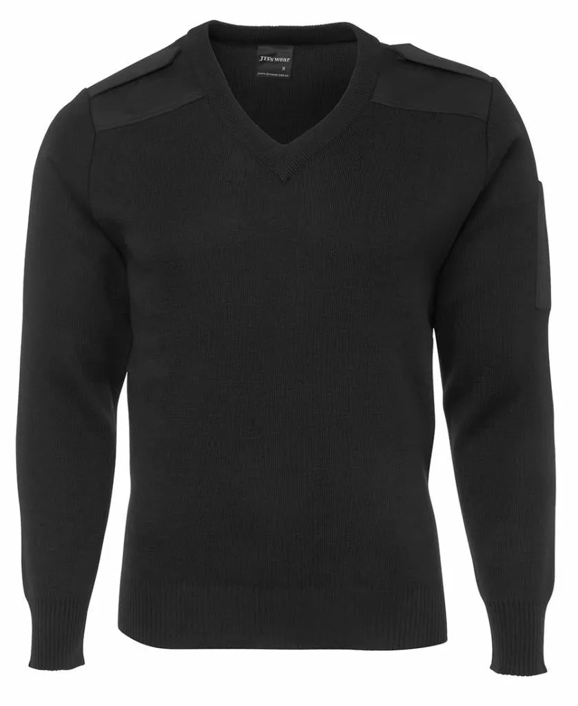 JB's Wear 6EJ Knitted Epaulette Jumper